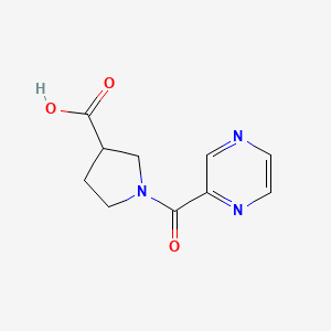 1-(Pyrazine-2-carbonyl)pyrrolidine-3-carboxylic acid