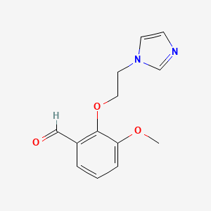 2-(2-(1H-Imidazol-1-yl)ethoxy)-3-methoxybenzaldehyde