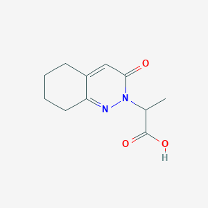 2-(3-Oxo-5,6,7,8-tetrahydrocinnolin-2(3H)-yl)propanoic acid