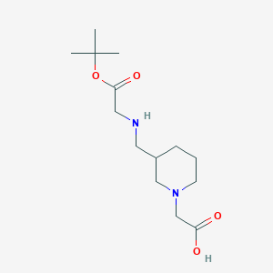 2-(3-(((2-(tert-Butoxy)-2-oxoethyl)amino)methyl)piperidin-1-yl)aceticacid