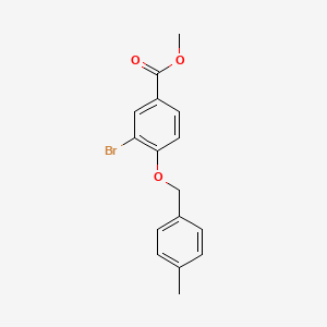 Methyl 3-bromo-4-((4-methylbenzyl)oxy)benzoate