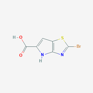 2-Bromo-4H-pyrrolo[2,3-d]thiazole-5-carboxylic acid