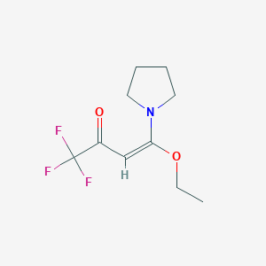 4-Ethoxy-1,1,1-trifluoro-4-(pyrrolidin-1-yl)but-3-en-2-one