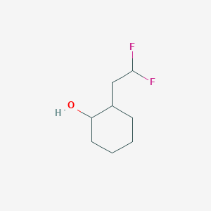 2-(2,2-Difluoroethyl)cyclohexan-1-ol