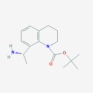 tert-Butyl (S)-8-(1-aminoethyl)-3,4-dihydroquinoline-1(2H)-carboxylate