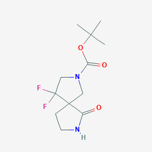 tert-Butyl 4,4-difluoro-6-oxo-2,7-diazaspiro[4.4]nonane-2-carboxylate