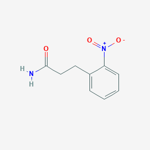 molecular formula C9H10N2O3 B12997105 3-(2-Nitrophenyl)propanamide 