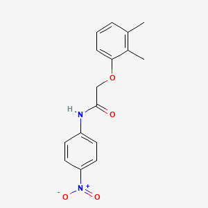 molecular formula C16H16N2O4 B12997125 2-(2,3-dimethylphenoxy)-N-(4-nitrophenyl)acetamide 