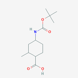 4-((tert-Butoxycarbonyl)amino)-2-methylcyclohexane-1-carboxylic acid