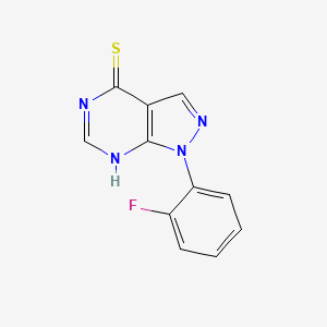 1-(2-Fluorophenyl)-1H-pyrazolo[3,4-d]pyrimidine-4-thiol