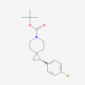 tert-Butyl (R)-1-(4-bromophenyl)-6-azaspiro[2.5]octane-6-carboxylate