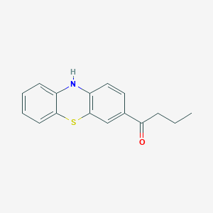 1-(10H-Phenothiazin-3-yl)butan-1-one