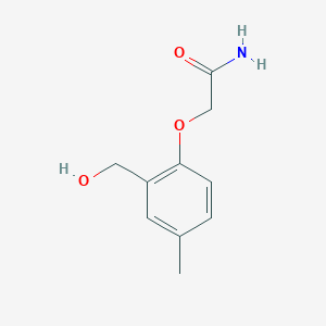 2-(2-(Hydroxymethyl)-4-methylphenoxy)acetamide