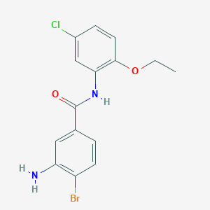 3-amino-4-bromo-N-(5-chloro-2-ethoxyphenyl)benzamide