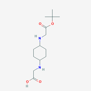 2-((4-((2-(tert-Butoxy)-2-oxoethyl)amino)cyclohexyl)amino)aceticacid