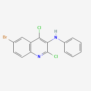 6-bromo-2,4-dichloro-N-phenylquinolin-3-amine