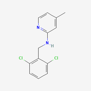 molecular formula C13H12Cl2N2 B12997331 N-(2,6-Dichlorobenzyl)-4-methylpyridin-2-amine 