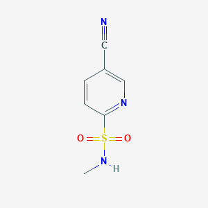 5-cyano-N-methylpyridine-2-sulfonamide