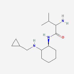 2-Amino-N-((1S)-2-((cyclopropylmethyl)amino)cyclohexyl)-3-methylbutanamide