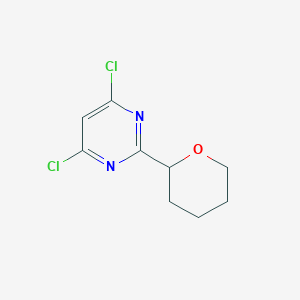 4,6-Dichloro-2-(tetrahydro-2H-pyran-2-yl)pyrimidine