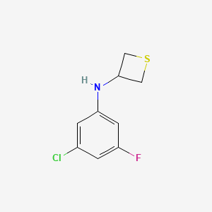 N-(3-Chloro-5-fluorophenyl)thietan-3-amine