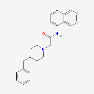 2-(4-Benzylpiperidin-1-yl)-N-(naphthalen-1-yl)acetamide