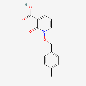 1-((4-Methylbenzyl)oxy)-2-oxo-1,2-dihydropyridine-3-carboxylic acid