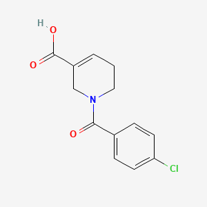 1-(4-Chlorobenzoyl)-1,2,5,6-tetrahydropyridine-3-carboxylic acid