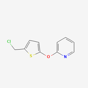 2-((5-(Chloromethyl)thiophen-2-yl)oxy)pyridine