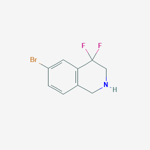 6-Bromo-4,4-difluoro-1,2,3,4-tetrahydroisoquinoline