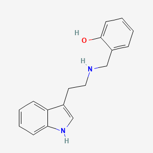 molecular formula C17H18N2O B1299762 2-{[2-(1H-吲哚-3-基)-乙氨基]-甲基}-苯酚 CAS No. 202198-92-3