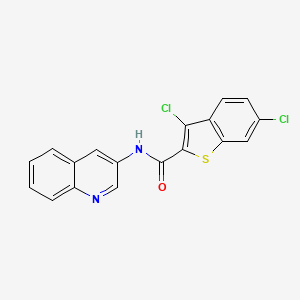 3,6-Dichloro-N-(quinolin-3-yl)benzo[b]thiophene-2-carboxamide