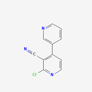 2'-Chloro-[3,4'-bipyridine]-3'-carbonitrile