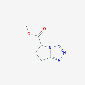 Methyl 6,7-dihydro-5H-pyrrolo[2,1-c][1,2,4]triazole-5-carboxylate