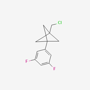 1-(Chloromethyl)-3-(3,5-difluorophenyl)bicyclo[1.1.1]pentane