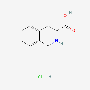 molecular formula C10H12ClNO2 B1299769 1,2,3,4-四氢异喹啉-3-羧酸盐酸盐 CAS No. 41994-51-8