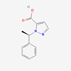 (R)-1-(1-Phenylethyl)-1H-pyrazole-5-carboxylic acid