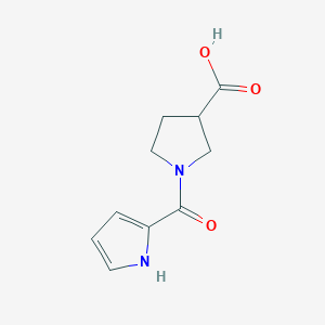 1-(1H-pyrrole-2-carbonyl)pyrrolidine-3-carboxylic acid