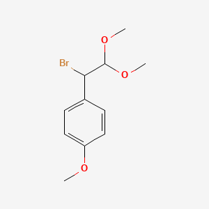 1-(1-Bromo-2,2-dimethoxyethyl)-4-methoxybenzene