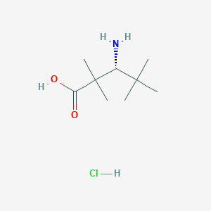 (R)-3-Amino-2,2,4,4-tetramethylpentanoic acid hydrochloride