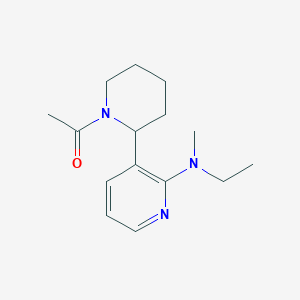 1-(2-(2-(Ethyl(methyl)amino)pyridin-3-yl)piperidin-1-yl)ethanone