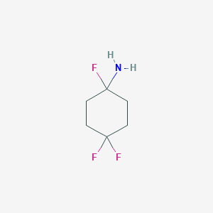 1,4,4-Trifluorocyclohexan-1-amine