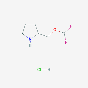 2-((Difluoromethoxy)methyl)pyrrolidine hydrochloride