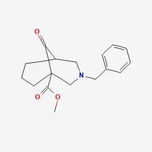 Methyl 3-benzyl-9-oxo-3-azabicyclo[3.3.1]nonane-1-carboxylate