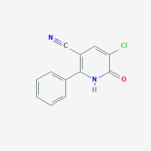 5-Chloro-6-oxo-2-phenyl-1,6-dihydropyridine-3-carbonitrile