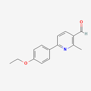 6-(4-Ethoxyphenyl)-2-methylnicotinaldehyde