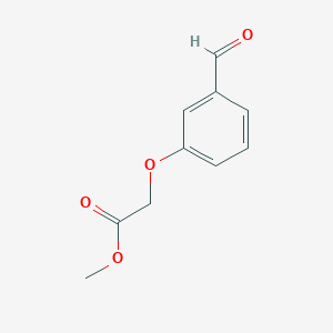 molecular formula C10H10O4 B1299788 3-甲酰基苯氧基乙酸甲酯 CAS No. 37748-10-0