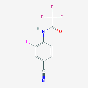 N-(4-cyano-2-iodophenyl)-2,2,2-trifluoroacetamide