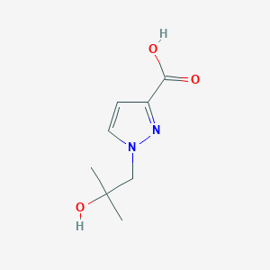 1-(2-Hydroxy-2-methylpropyl)-1H-pyrazole-3-carboxylic acid