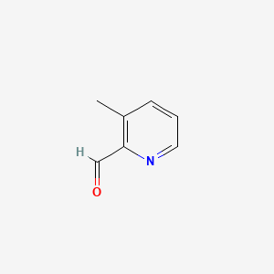molecular formula C7H7NO B1299792 3-甲基吡啶-2-甲醛 CAS No. 55589-47-4